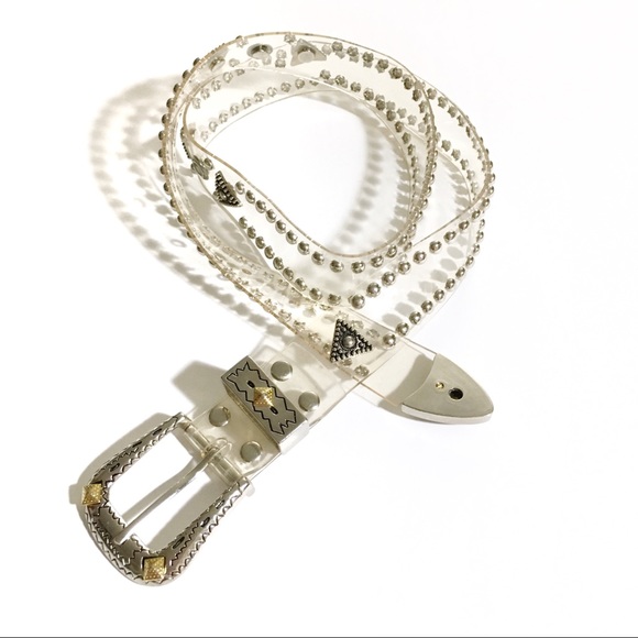 Accessories - Clear Belt, Small, Southwest/Aztec Style